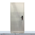 Modelo de porta da casa de design simples Novo porta de design principal com listras de alumínio